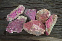 Natural Pink Salrose Cobaltion Dolomite Specimens x 6 From Kakanda, Congo