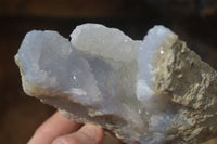 Natural Blue Lace Agate Geode Specimens  x 5 From Nsanje, Malawi