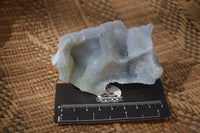 Natural Etched Blue Chalcedony Specimens  x 12 From Nsanje, Malawi