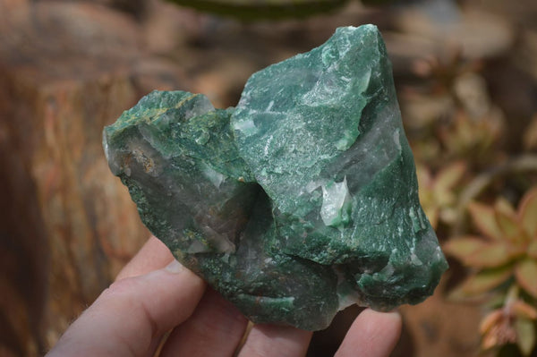 Natural Green Jade Cobbed Specimens x 12 From Swaziland