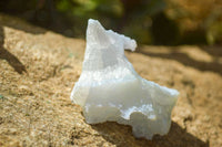 Natural Etched Blue Chalcedony Specimens  x 12 From Nsanje, Malawi