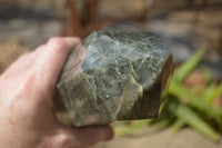 Polished Large Banded Green Fuchsite Quartz Point  x 1 From Madagascar