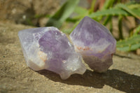 Polished Jacaranda Amethyst Crystals x 6 From Mumbwe, Zambia