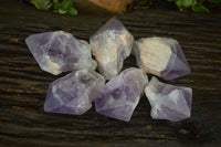 Polished Jacaranda Amethyst Crystals x 6 From Mumbwe, Zambia