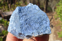 Natural Rough Dumortierite Pieces  x 12 From Mozambique