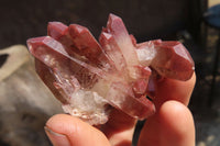 Natural Red Hematoid Quartz Specimens x 24 From Karoi, Zimbabwe