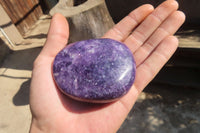 Polished Purple Lepidolite Free Forms  x 5 From Zimbabwe