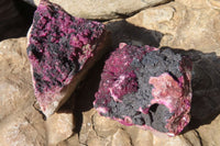 Natural Pink Salrose Cobaltion Dolomite Specimens x 6 From Kakanda, Congo