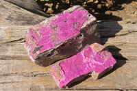 Natural Pink Salrose Cobaltion Dolomite Specimens  x 2 From Kakanda, Congo