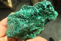 Natural Chatoyant Silky Malachite Specimens  x 6 From Kasompe, Congo