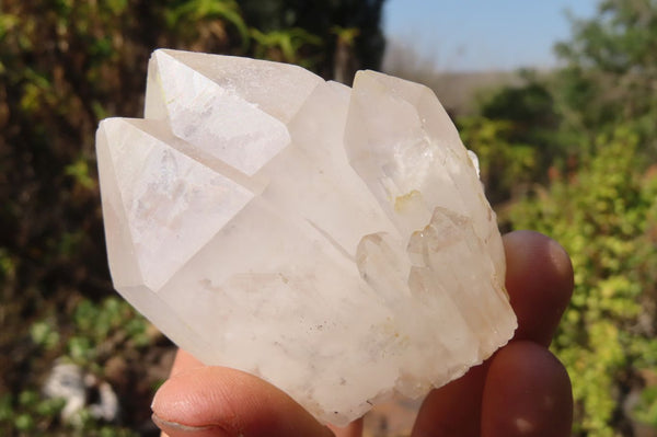 Natural Large Castle Quartz Crystals x 12 From Ambatfinhandrana, Madagascar