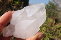 Natural Large Castle Quartz Crystals x 12 From Ambatfinhandrana, Madagascar