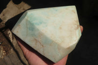 Polished Extra Large Blue Smithsonite Aragonite Point  x 1 From Congo