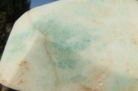 Polished Extra Large Blue Smithsonite Aragonite Point  x 1 From Congo