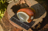 Polished Polychrome Jasper Hearts  x 6 From Mahajanga, Madagascar