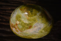 Polished Green Opal Standing Free Form  x 1 From Antsirabe, Madagascar