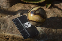 Polished Septeria (Calcite & Aragonite) Spheres x 6 From Madagascar