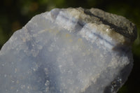 Natural Blue Lace Agate Geode Specimens  x 4 From Nsanje, Malawi