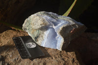 Natural Blue Lace Agate Geode Specimens  x 4 From Nsanje, Malawi