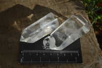 Polished Clear Quartz Crystal Points x 12 From Madagascar