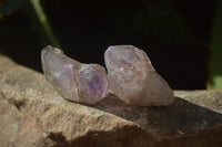 Natural Window Amethyst Crystals  x 35 From Chiredzi, Zimbabwe