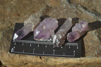 Natural Window Amethyst Crystals  x 35 From Chiredzi, Zimbabwe