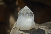 Polished Clear Quartz Crystal Points x 12 From Madagascar