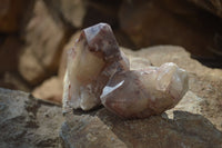 Natural Red Hematoid Quartz Specimens x 24 From Karoi, Zimbabwe