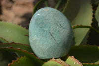 Polished Blue Amazonite Standing Free Forms  x 3 From Ambositra, Madagascar