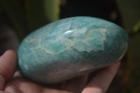 Polished Blue Amazonite Standing Free Forms  x 3 From Ambositra, Madagascar