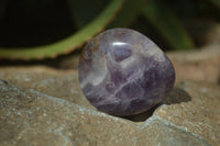 Polished Dream Amethyst Galet / Palm Stones x 12 From Ambatondrazaka, Madagascar