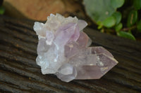 Natural Jacaranda Amethyst Clusters x 6 From Mumbwa, Zambia