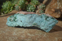 Natural Drusy Chrysocolla & Malachite Dolomite Specimens x 2 From Kakanda, Congo