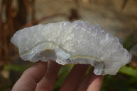 Natural Etched Blue Chalcedony Specimens  x 3 From Malawi