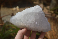 Natural Etched Blue Chalcedony Specimens  x 3 From Malawi