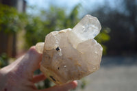 Natural Double Terminated Quartz Crystals  x 3 From Madagascar