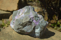 Natural Rough Stichtite & Serpentine Specimens x 2 From Barberton, South Africa