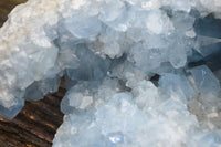 Natural Blue Celestite Geode Specimen  x 1 From Sakoany, Madagascar