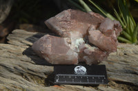 Natural Red Hematoid Quartz Specimens x 2 From Karoi, Zimbabwe