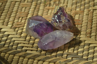 Natural Royal Zulu Window Amethyst Crystals x 35 From Zululand, South Africa