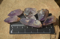 Natural Royal Zulu Window Amethyst Crystals x 35 From Zululand, South Africa