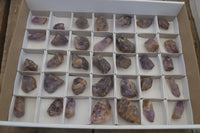 Natural Royal Zulu Window Amethyst Crystals x 35 From Zululand, South Africa