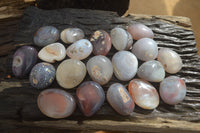 Polished River Agate Nodules  x 24 From Zimbabwe