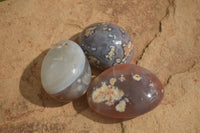 Polished River Agate Nodules  x 24 From Zimbabwe