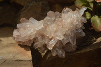 Natural Large Clear Quartz Cluster  x 1 From Mpika, Zambia