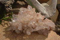 Natural Large Clear Quartz Cluster  x 1 From Mpika, Zambia