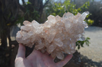 Natural Large Clear Quartz Cluster  x 1 From Mpika, Zambia