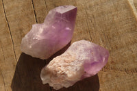 Polished Jacaranda Amethyst Crystals x 12 From Zambia