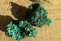 Natural Chatoyant Silky Malachite Specimens  x 12 From Kasompe, Congo