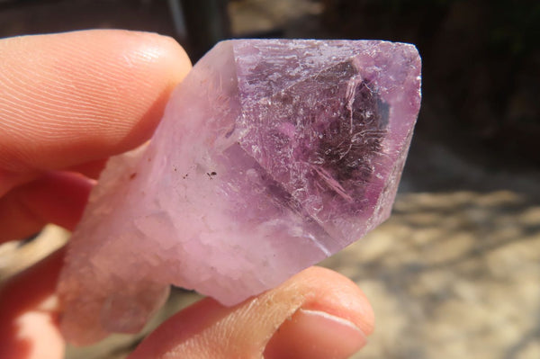 Natural Jacaranda Amethyst Crystals x 35 From Zambia